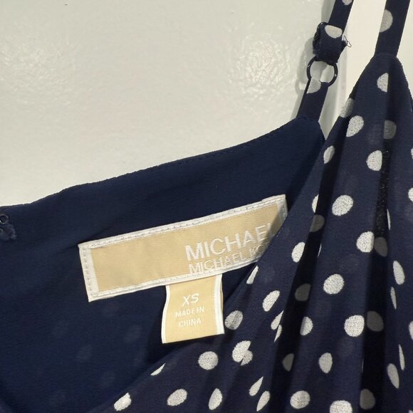 Michael Kors Navy & White Summer Jumpsuit - Picture 3 of 5